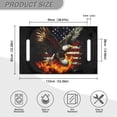 thumbnail image 5 of Jeiento Eagle Golf Cart Seat Covers American Flag Golf Cart Seat Towel Blanket Universal Golf Cart Accessories Fits for Club Car and More 2 Person Seats Golf Carts, 5 of 5