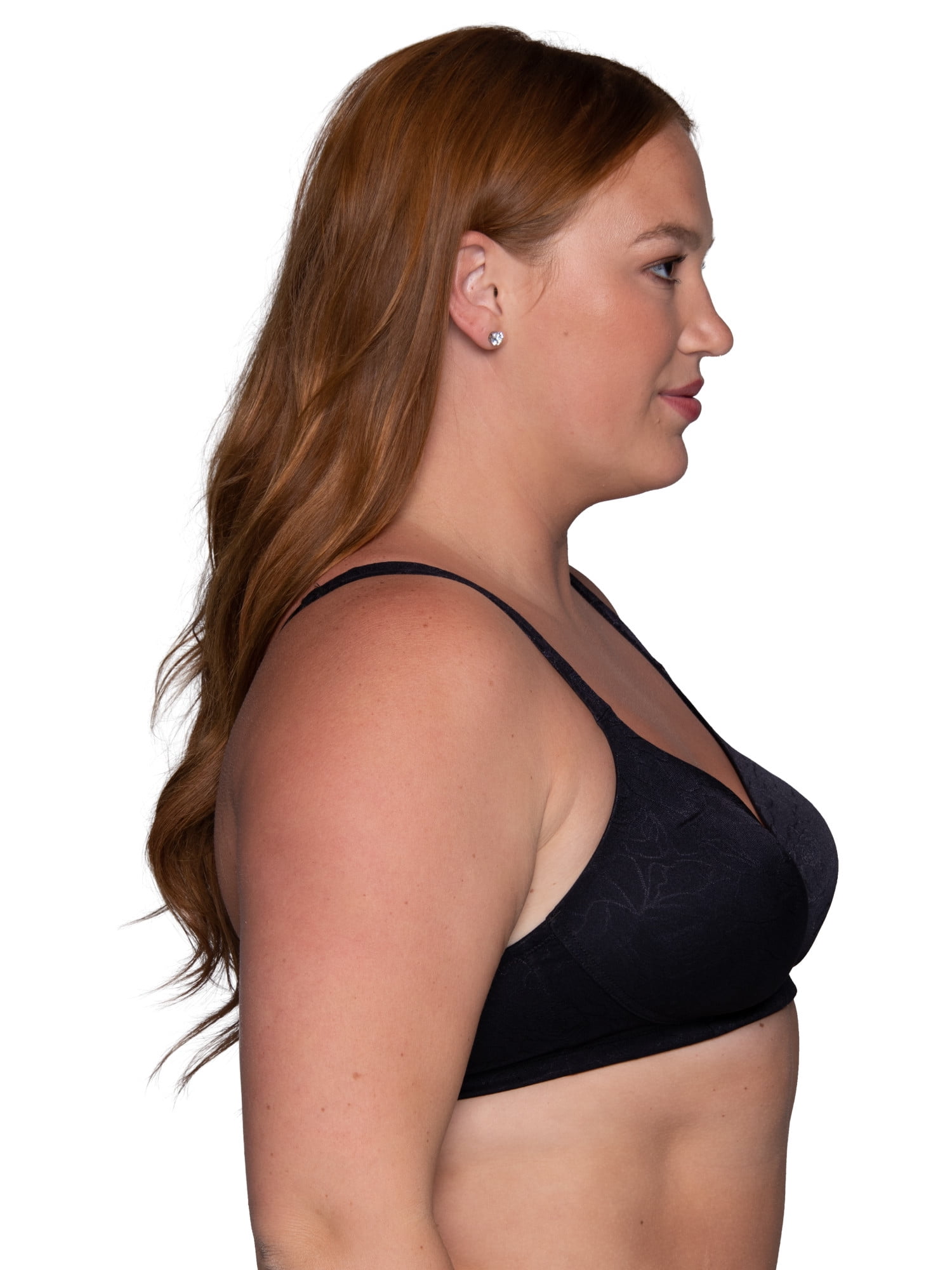 Vanity Fair Lingerie Women's Body Shine Full Coverage Wireless Bra, Style 72298