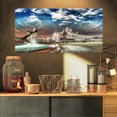 thumbnail image 1 of Tower Bridge la Nuit - Impression d'Art sur Toile de Photographie de Paysage, 1 of 3