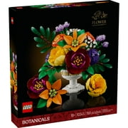 LEGO Botanicals Flower Arrangement Artificial Flowers Building Set - Wedding Decor for Table Display - Gift for Wedding, Bridesmaid - Unique Bouquet for Adults, Ages 18+ 10345