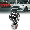 thumbnail image 2 of Unique Bargains Black Dice Shape Design Steering Wheel Spinner Knob Power Handle for Auto Car, 2 of 3