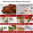 thumbnail image 4 of Chicken Scissors Kitchen Shears Stainless Steel 22.8x9.5cm Multifunctional Heavy Duty for Poultry Meat Vegetable Bottle Opener Disassemble Easy Clean Outdoor Indoor Cooking, 4 of 5