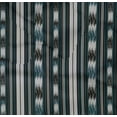 thumbnail image 4 of oneOone Organic Cotton Poplin Twill Fabric Stripe Ikat Print Fabric BTY 42 Inch Wide, 4 of 4