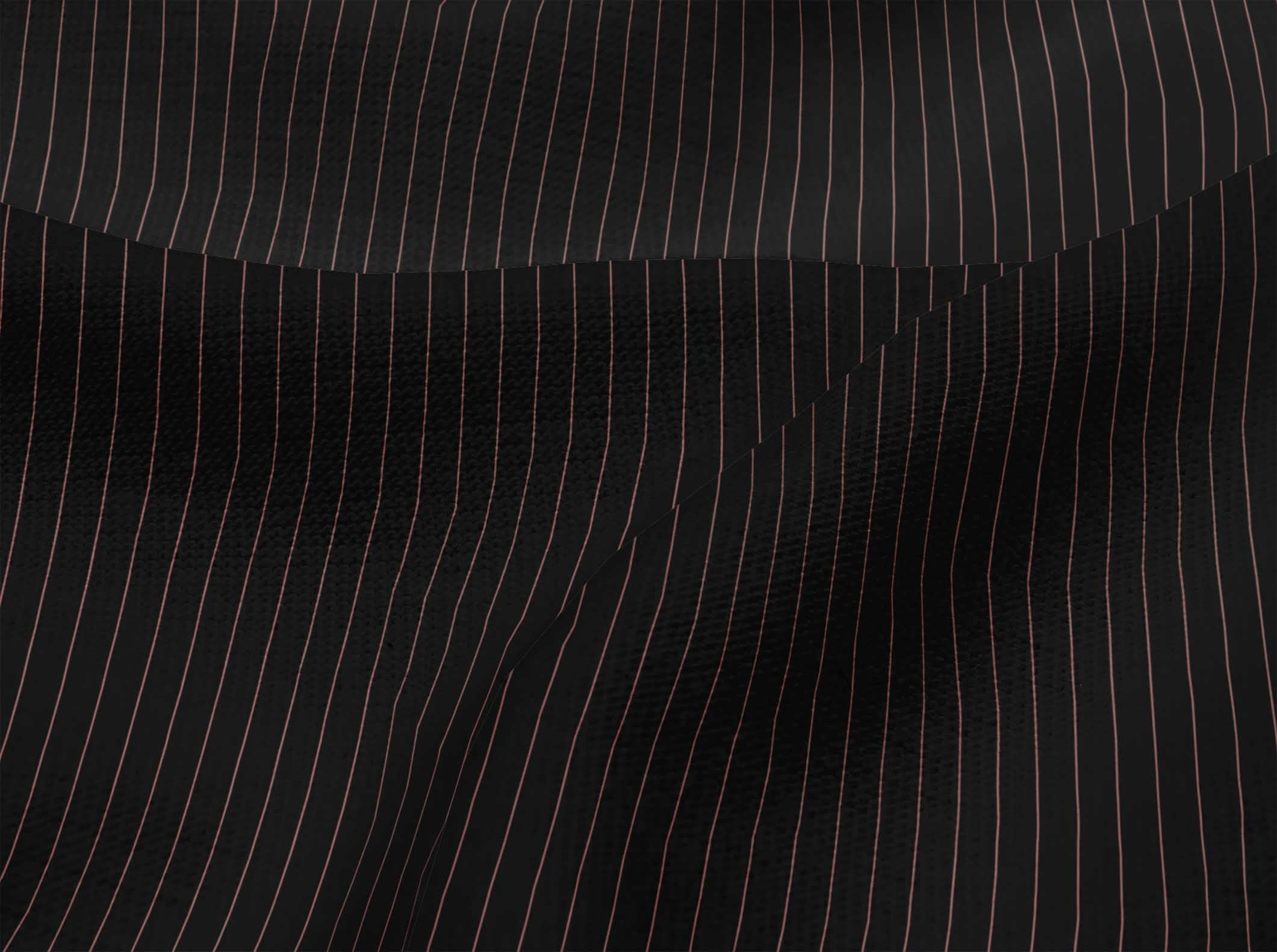 oneOone Viscose Jersey Black Fabric Pin Stripe Dress Material Fabric Print Fabric By The Yard 60 Inch Wide