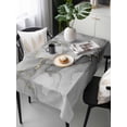 thumbnail image 6 of Grey Ombre Marble Table Cloth, Gray Marble Crack Abstract Modern Waterproof Tablecloth for Rectangle Tables, Reusable Washable Fabric Table Cover for Restaurant Kitchen Dining Tables 60"x120", 6 of 6
