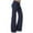 *A-Navy, variant on Womens Elastic Waist Cargo Pants ,Casual Button Pocket Utility Trousers with Pocket for Workout E-Green,Womens Plus M