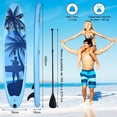 thumbnail image 3 of Costway 335 cm Tabla Hinchable de PVC Paddle Surf Sup con Remo de Ajustable/Bomba/Línea de Seguridad/Bolsa de Transporte y Aleta Central Azul, 3 of 10