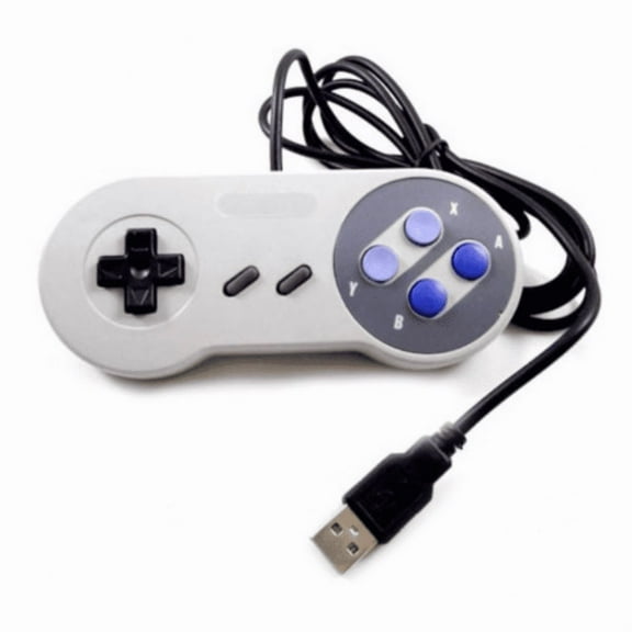 1pcs Wired Super USB Controller Gamepad Joysticks Classic Joypad for Nintendo SNES Games Windows PC MAC Computer