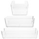 thumbnail image 1 of Kit organizador de cajones de 3 piezas, bandejas organizadoras para cajones de escritorio, cajas de almacenamiento transparentes, 1 of 6