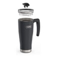 thumbnail image 3 of Thermos 18oz Stainless Steel Vacuum Insulated Travel Mug w/ Slide Lock Lid, Granite, 3 of 5