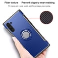 thumbnail image 4 of Mignova Galaxy Note 10 case,TPU + PC Mixed Double case,Suitable for Samsung Galaxy Note 10 Full Body Heavy Duty Protection 360 Rotating Metal Hidden Ring Bracket(Blue), 4 of 7