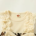 thumbnail image 7 of Tiijoy Infant Girls Sleeveless Ruffle Sunflower Print Romper Dress with Headband, Sizes 9-12M, 7 of 7