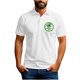 thumbnail image 1 of Blusa y camisa informal de manga corta con cuello vuelto y estampado de San Patricio para hombre., 1 of 6