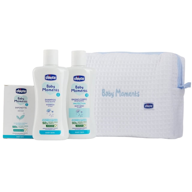 Chicco Baby Moments Set de Regalo Dermatologico Pañalera