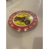 Motor Cycle Sales Harley Davidson Gas and OIL Vintage style Round ...