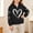 Black, variant on Girls Zip-Up Hooded Sweatshirt, Long Sleeve Trendy Loose Heart Print Casual Outerwear Hoodie Jacket Green Size 11-12