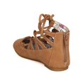 thumbnail image 3 of New Girl Little Angel Britt-911D Nubuck Caged Lace Up Ballerina Flat, 3 of 5
