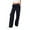 Blue, variant on EDFBUYKRS Female Women Pants Casual Pants for Women Winter High Waist Baggy Cargo Jeans for Women Pocket Relaxed Fit Straight Wide Leg Fashion Jeans L