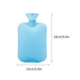 thumbnail image 2 of RuiJiao Ribbed Hot Water Bottle Rubber 1 Liter, Cute Hot Water Bag for Pain Relief, Hand Feet Warme, 2 of 5