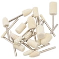 thumbnail image 1 of 20Pcs Wool Felt Mounted Mandrel Polishing Buffing Wheels Grinding Bits Grinder Head Polish Watch Jew, 1 of 5