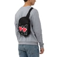 thumbnail image 7 of Lsque Animal Bulldog French Pattern Chest Package – Foldable Waterproof Chest Bag with Adjustable Shoulder Strap, Double Zipper Compartments & D-Buckle Design, 7 of 7