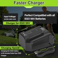thumbnail image 3 of For EGO Power+ 56V 4A Battery Rapid Charger replacement EGO 56V Battery Charger CH2100 CH3200 CH5500, Compatible with All EGO 56V Battery BA2800 BA1400 BA5635 BA4200, 3 of 8