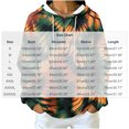 thumbnail image 3 of Yertdoel Hoodies for Women Fashion Printed Fleece Lined Drawstring Pullover Hooded Sweatshirt Outdoor Casual Warm Cozy Hoodie Top with Pocket, 3 of 7