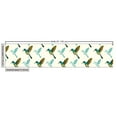 thumbnail image 3 of Ambesonne Bird Fabric by the Yard Upholstery, Colorful Hummingbirds, 1 Yard, Ivory Dark Seafoam, 3 of 5