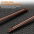 thumbnail image 5 of Uxcell 4pcs U1.7/U2/U2.3/U2.6 U-Type Screwdriver 7.09" Magnetic Screwdrivers 4.02" Heat-Treated S2 Alloy Steel with Ergonomic Handle for DIY Repairing, Red Brown, 5 of 7