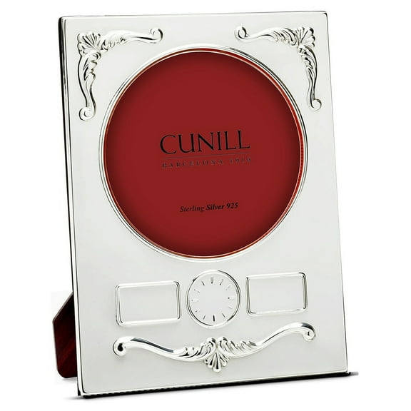 Fine  925 Sterling Silver BIRTH RECORD by Cunill Barcelona - 4x4