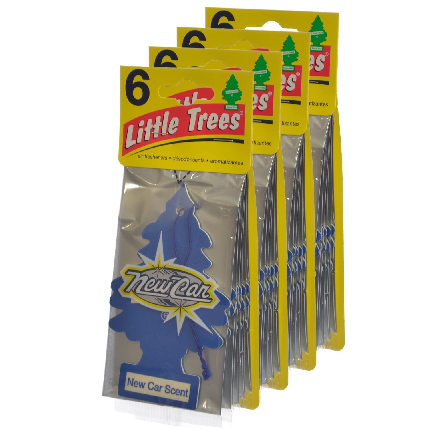 Little Trees Car and Home Air Freshener New Car 24 PACK