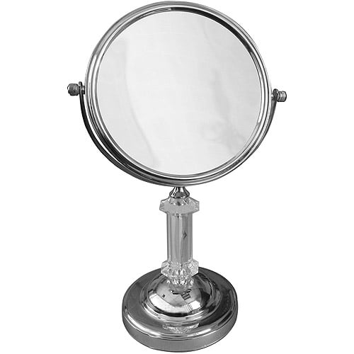 Freestanding Bath Magnifying Makeup Mirror