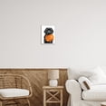thumbnail image 3 of Stupell Industries Lab Dog with Pumpkin Holiday Painting White Framed Art Print Wall Art, 11 x 14, 3 of 9