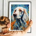 thumbnail image 5 of English Setter Dog Art Print Poster, Wall art Painting Decor, Starry Night Van Gogh Art Home Decor Artwork For Bedroom Living Room Bathroom Decor, 5 of 5