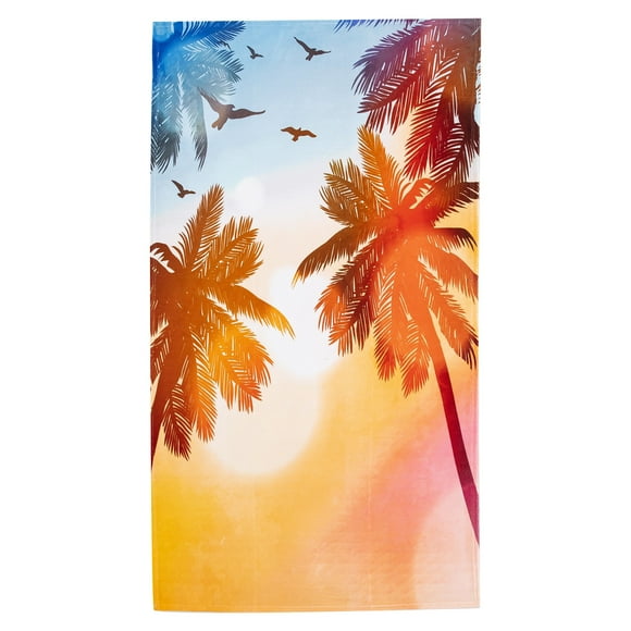 Aloha Sunrise Beach Towel; 30" x 60"(D0102H94C1W.)