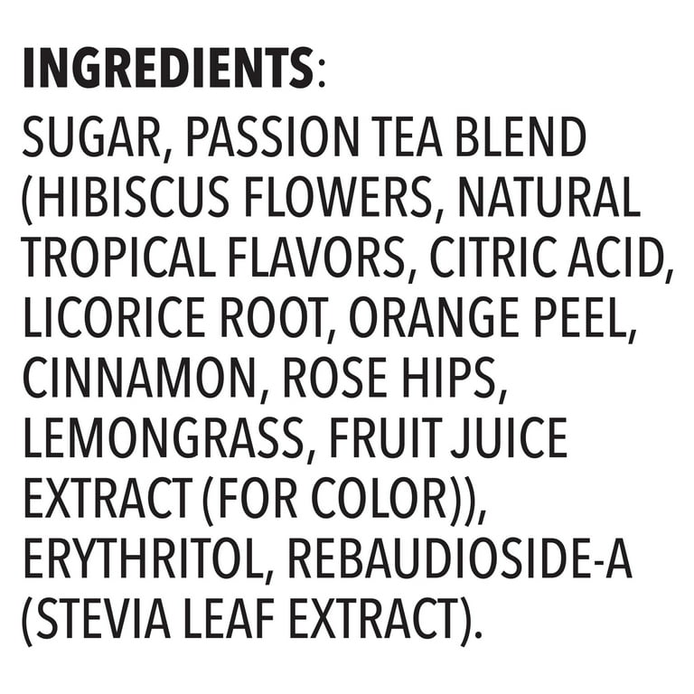 Tazo passion top tea k cups