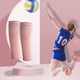 thumbnail image 4 of 1 par de muñequeras deportivas elásticas, transpirables y absorbentes del sudor, para hombres y mujeres, para voleibol, baloncesto y tenis, de punto., 4 of 7