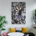 thumbnail image 6 of Walter Clayton Jr Canvas Poster Posters Art Print Wall Photo Paint Poster Hanging Picture Family Bedroom Decor Gift 16x24inch(40x60cm), 6 of 6