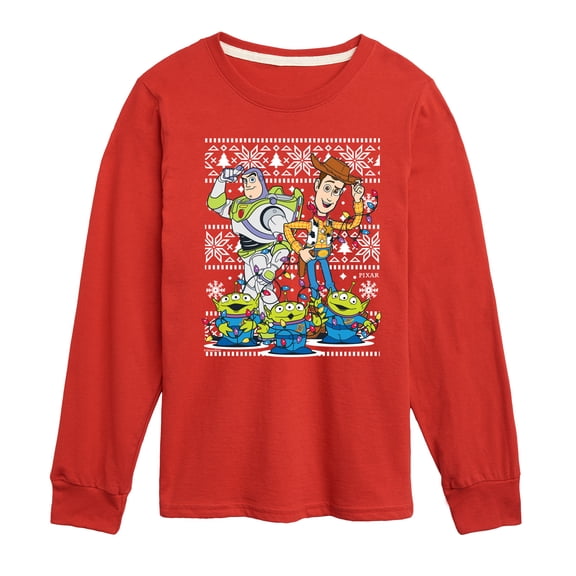 Toy Story - Christmas Long Sleeve Graphic T-Shirt