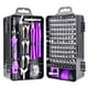 thumbnail image 1 of Riwesomey Juego de destornilladores 135 en 1 S2, puntas de destornillador, destornillador, llave de bolsillo, reparación de teléfono, portátil, Artesanía negro morado Riwesomey TO000549-02B, 1 of 6