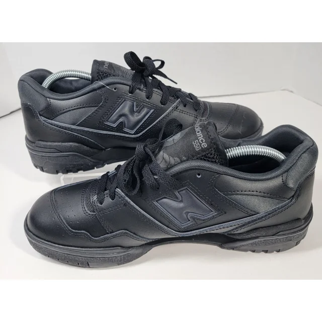 New Balance 550 Triple Black Sneakers Men's US 10 BB550BBB Basketball Training