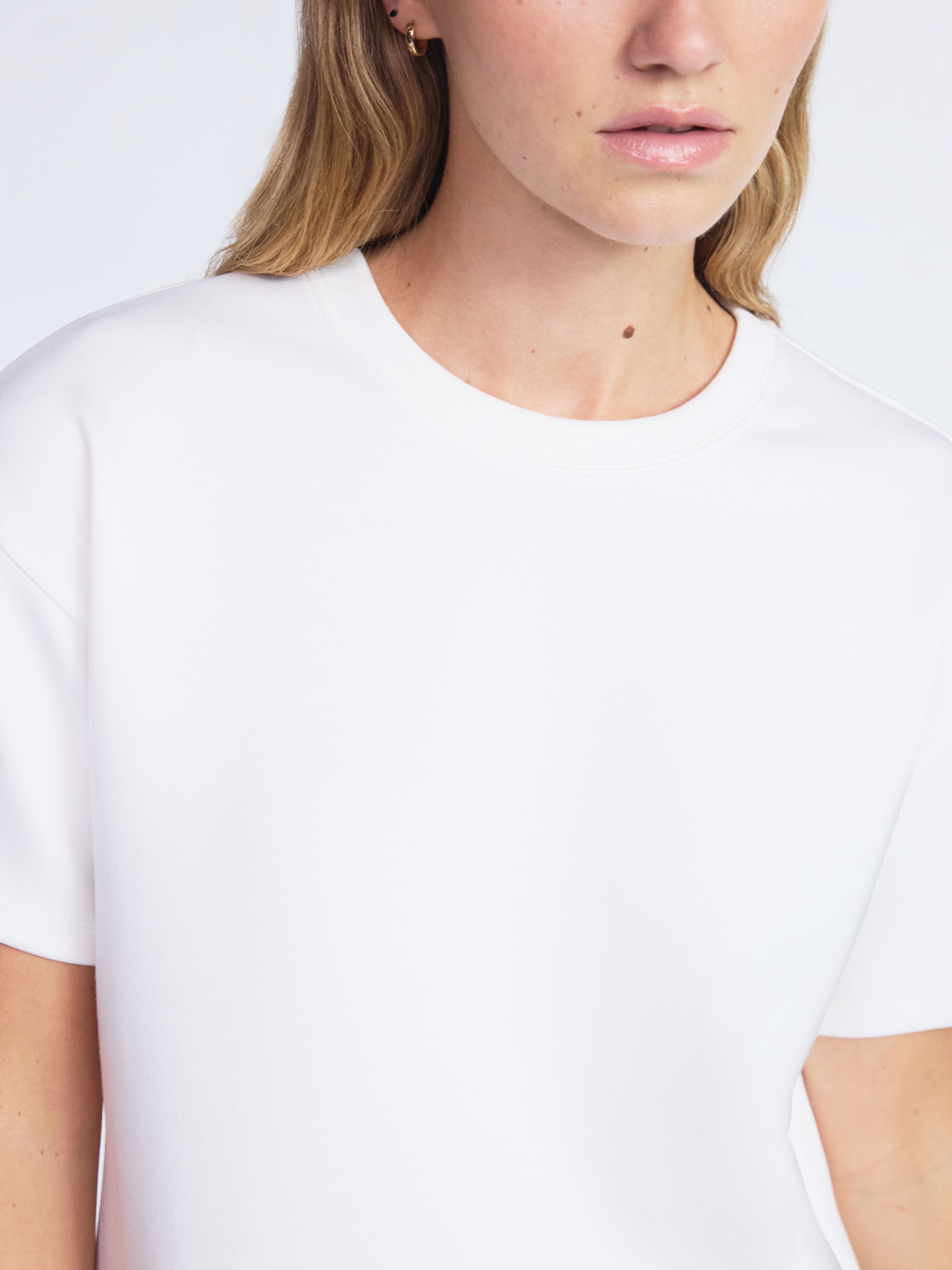 Scoop Women's and Women's Plus Scubaknit Tee with Short Sleeves, Sizes XS-4X