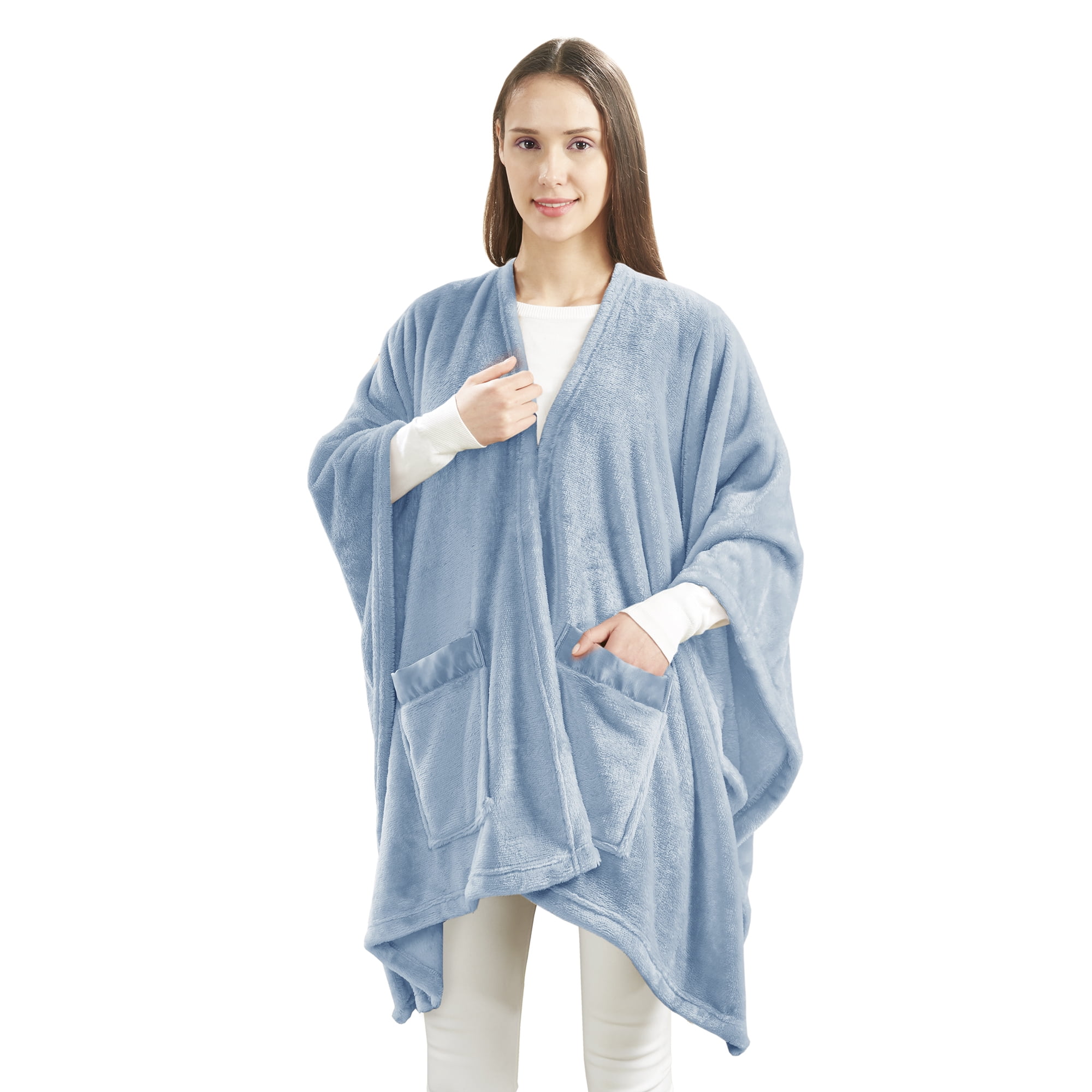 Plush discount wrap throw