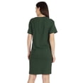 thumbnail image 5 of Inkmeso Womens Plain Shift Dress Short Sleeve Regular Fit Cotton Jersey Tshirt Dress, 5 of 7