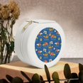 thumbnail image 6 of Fuzoiu Construction Vehicles Print Portable Jewelry Box,Round Mini Leather Travel Jewelry Case,Small Travel Jewelry Organizer,Jewelry Holder for Ring Necklace Earring for Women Girls-White, 6 of 7