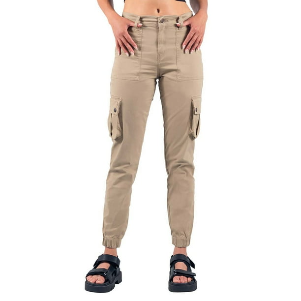 Tela Gabardina Mujer Pantalon Gabardina Trabajo Pantalón Cargo