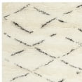 thumbnail image 6 of SAFAVIEH Casablanca Arturas Geometric Shag Area Rug, Ivory/Brown, 6' x 6' Square, 6 of 6