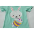 thumbnail image 4 of FEDPOP Toddler Girls Easter Bunny Pajamas Summer Clothes Short Set 4T, 4 of 8