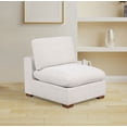 thumbnail image 2 of Lakeview Upholstered Armless Chair Ivory, 2 of 7