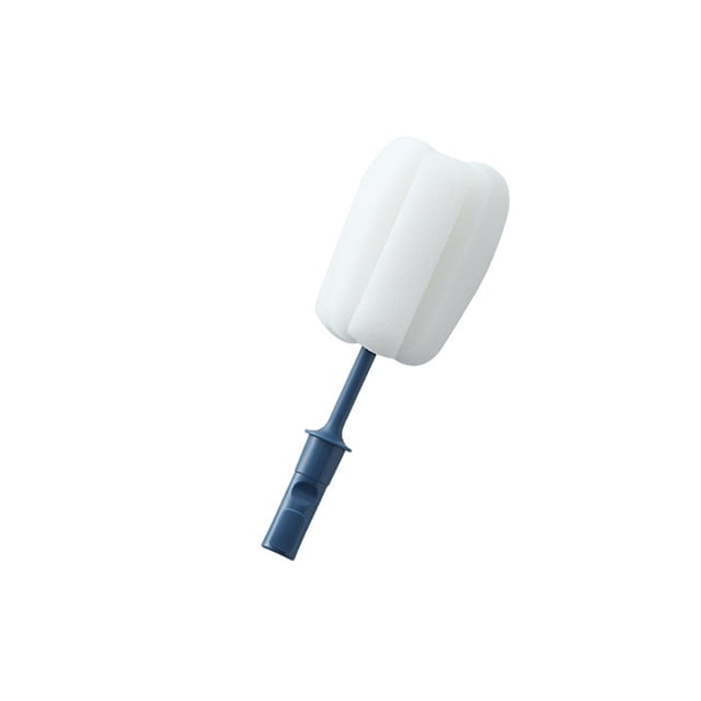 Toystoory Esponja de limpieza de tazas, mango largo, cepillo para botellas de cocina, vidrio desmontable para el hogar, fregador antiarañazos para Cocina y Comedor Cabeza única azul Toystoory HA063843-06
